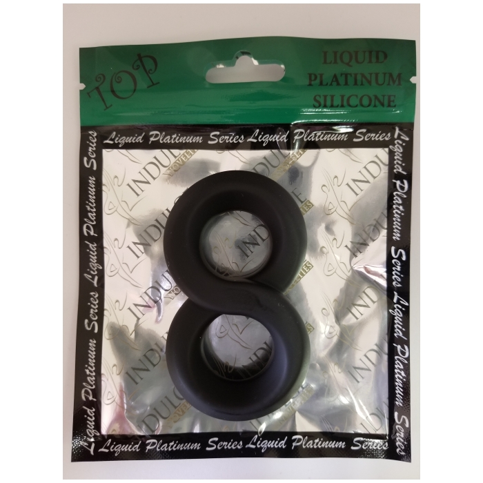 LIQUID PLATINUM SILICONE COCKRING - ETERNITY - LJ- LIQUID PLATINUM SILICONE COCKRING - ETERNITY - LJ-