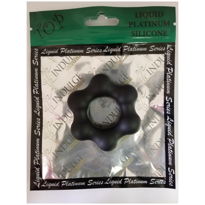 LIQUID PLATINUM SILICONE COCKRING - BANDIT - LJ-70 LIQUID PLATINUM SILICONE COCKRING - BANDIT - LJ-70