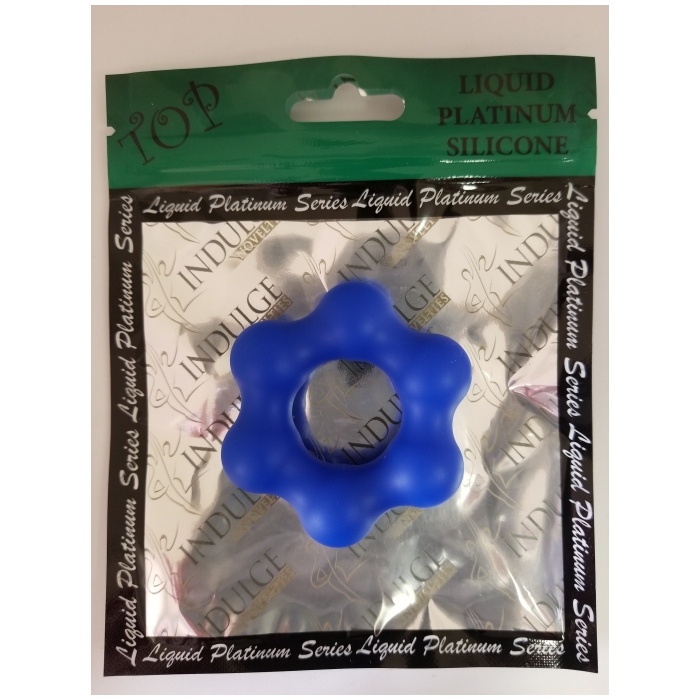 LIQUID PLATINUM SILICONE COCKRING - BANDIT - LJ-70 LIQUID PLATINUM SILICONE COCKRING - BANDIT - LJ-70
