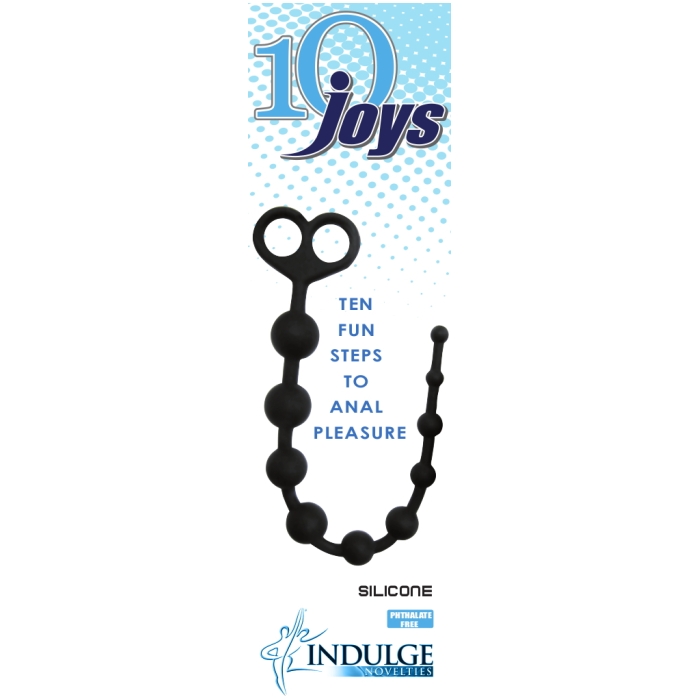 10 JOYS ANAL BEADS - BLACK 10 JOYS ANAL BEADS - BLACK