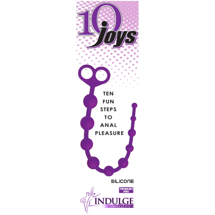 10 JOYS ANAL BEADS - VIOLET 10 JOYS ANAL BEADS - VIOLET