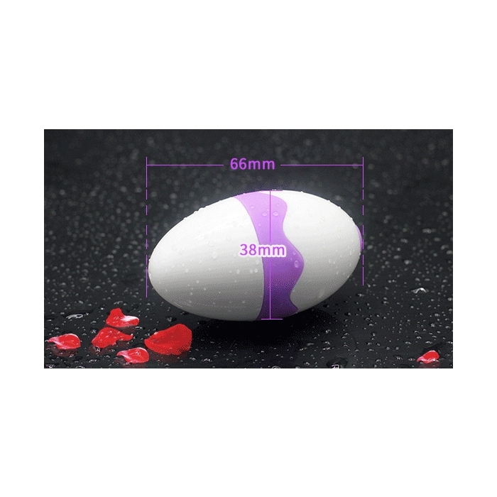 LICKER MASSAGER RECHARGEABLE EGG - VIOLET