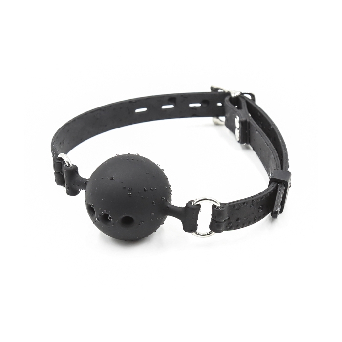 BALL GAG - BLACK - MED BALL GAG - BLACK - MED