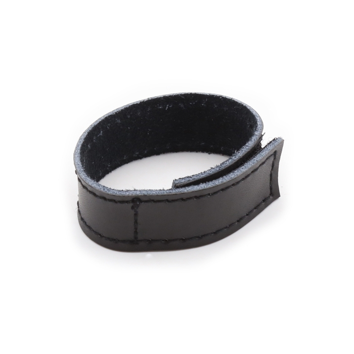 COCKRING W/3 STRIPS PVC - BLACK COCKRING W/3 STRIPS PVC - BLACK