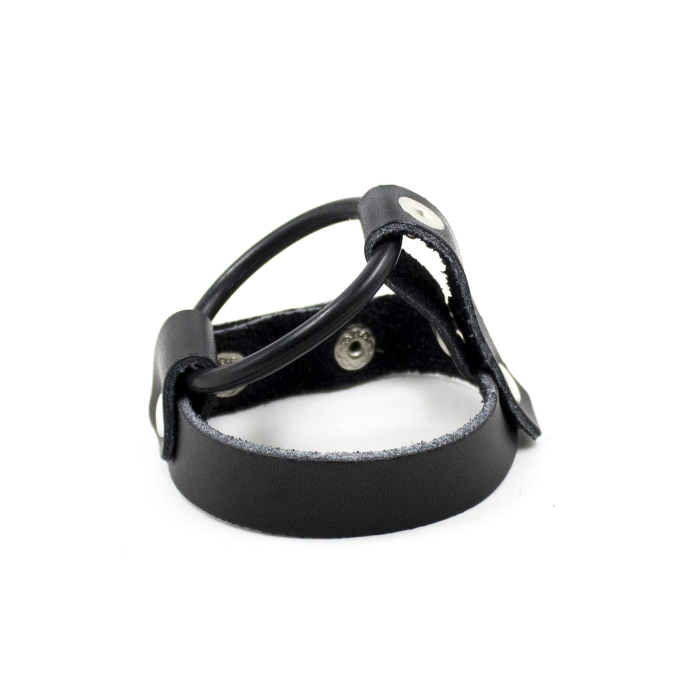 COCKRING W/RING SILICONE - BLACK COCKRING W/RING SILICONE - BLACK