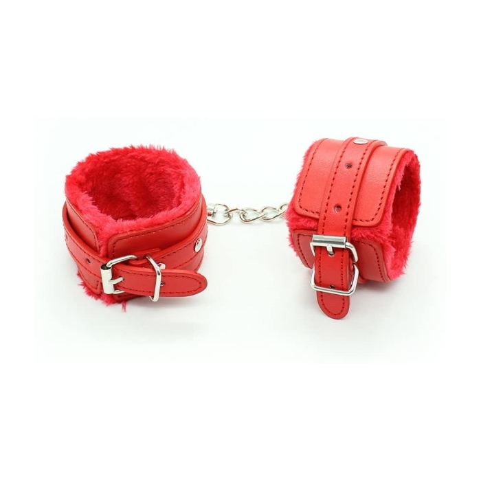 WRIST CUFFS PLUSH - RED WRIST CUFFS PLUSH - RED