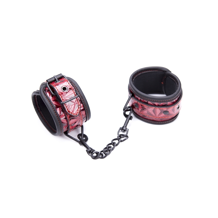 ANKLE CUFFS - DARK RED ANKLE CUFFS - DARK RED