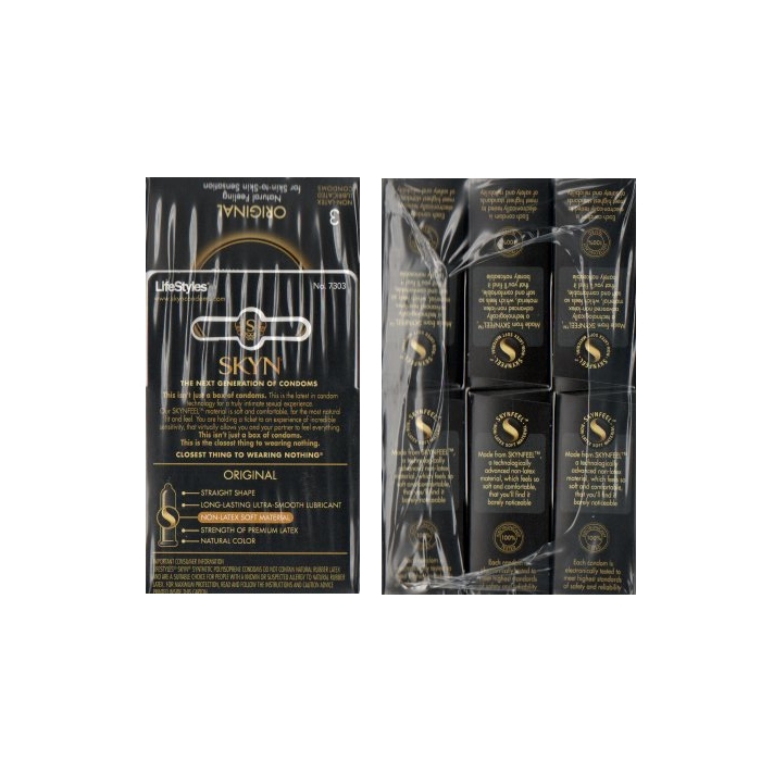 LIFESTYLES 3'S SKYN ORIGINAL 6 PACK - GOLD LIFESTYLES 3'S SKYN ORIGINAL 6 PACK - GOLD
