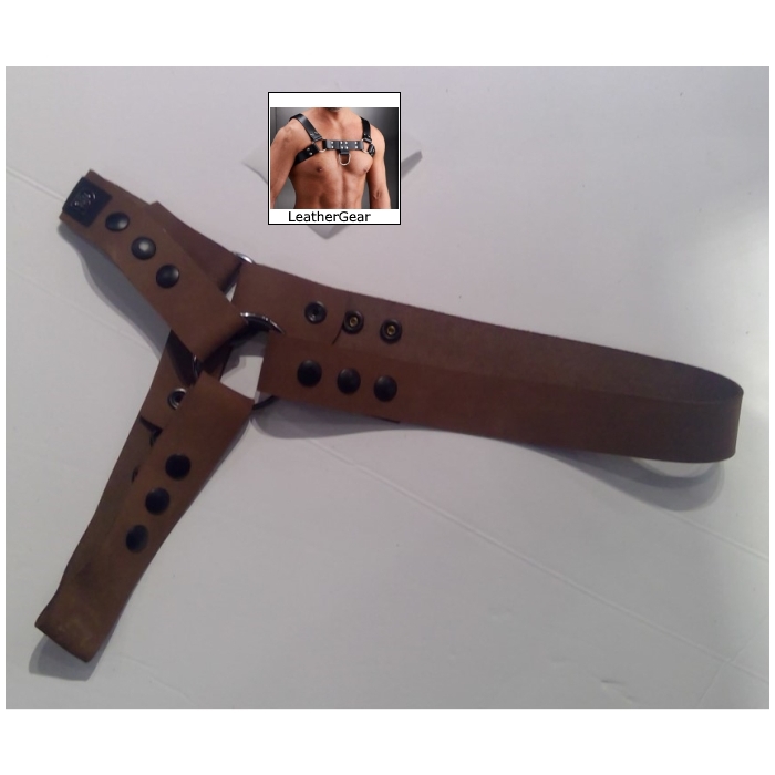LEATHER HARNESS MODEL 0002 - HANDMADE LEATHER HARNESS MODEL 0002 - HANDMADE