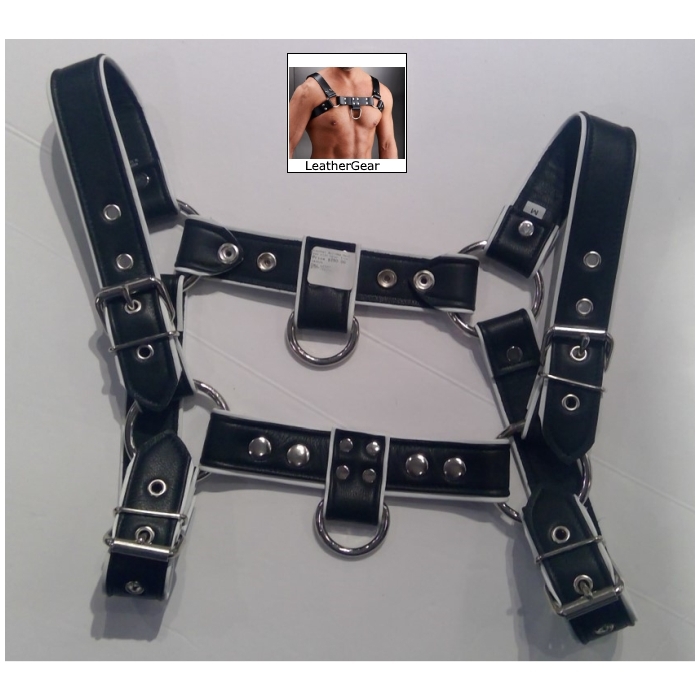 LEATHER HARNESS MODEL 0003 - HANDMADE LEATHER HARNESS MODEL 0003 - HANDMADE