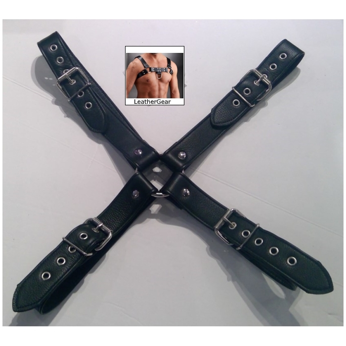LEATHER HARNESS MODEL 0008 - HANDMADE LEATHER HARNESS MODEL 0008 - HANDMADE