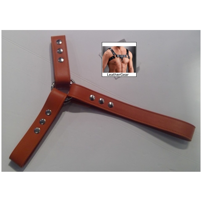 LEATHER HARNESS MODEL 0010 - HANDMADE LEATHER HARNESS MODEL 0010 - HANDMADE