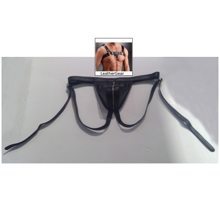 LEATHER JOCK MODEL 0002 - HANDMADE LEATHER JOCK MODEL 0002 - HANDMADE