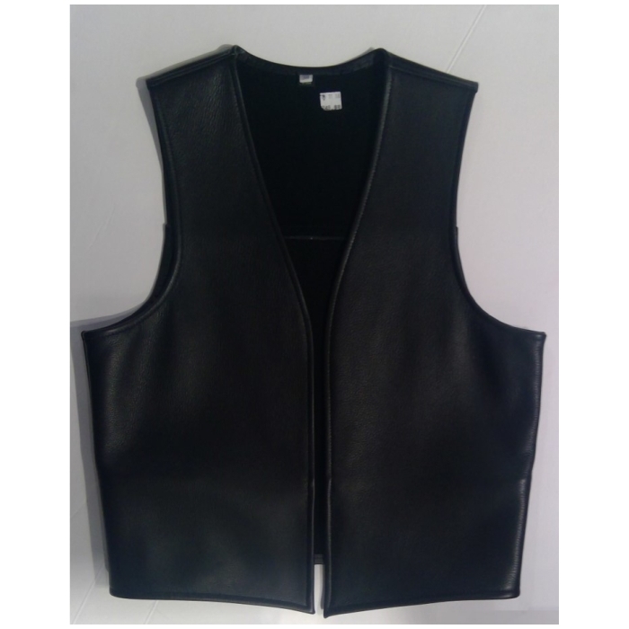 LEATHER VEST MODEL 0001 - HANDMADE LEATHER VEST MODEL 0001 - HANDMADE