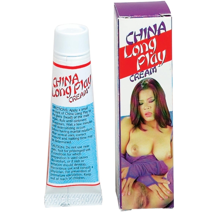 CHINA LONG PLAY CREAM . 5 OZ. CHINA LONG PLAY CREAM . 5 OZ.