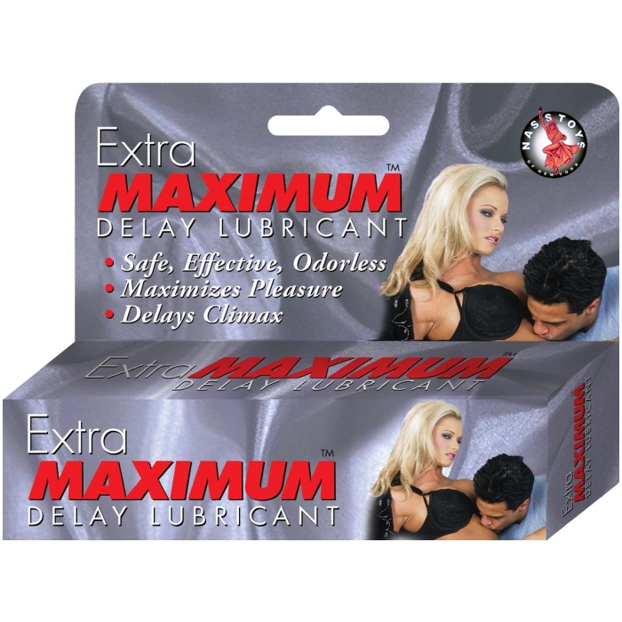 EXTRA MAXIMUM DELAY LUBE .5 OZ. EXTRA MAXIMUM DELAY LUBE .5 OZ.