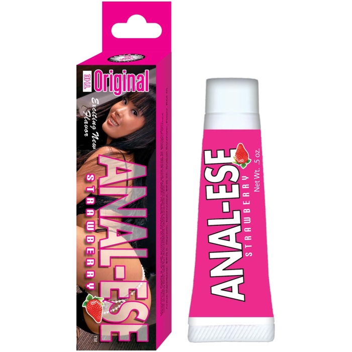 ANAL ESE .5 OZ-STRAWBERRY ANAL ESE .5 OZ-STRAWBERRY
