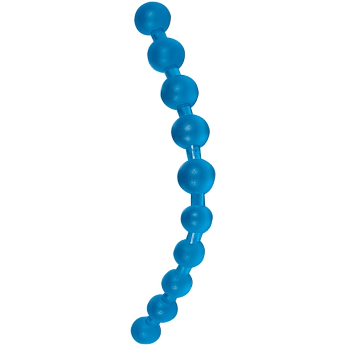 THAI JELLY ANAL BEADS - BLUE