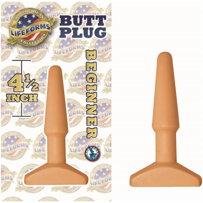 LIFEFORMS BUTT PLUG BEGINNER-WHITE LIFEFORMS BUTT PLUG BEGINNER-WHITE