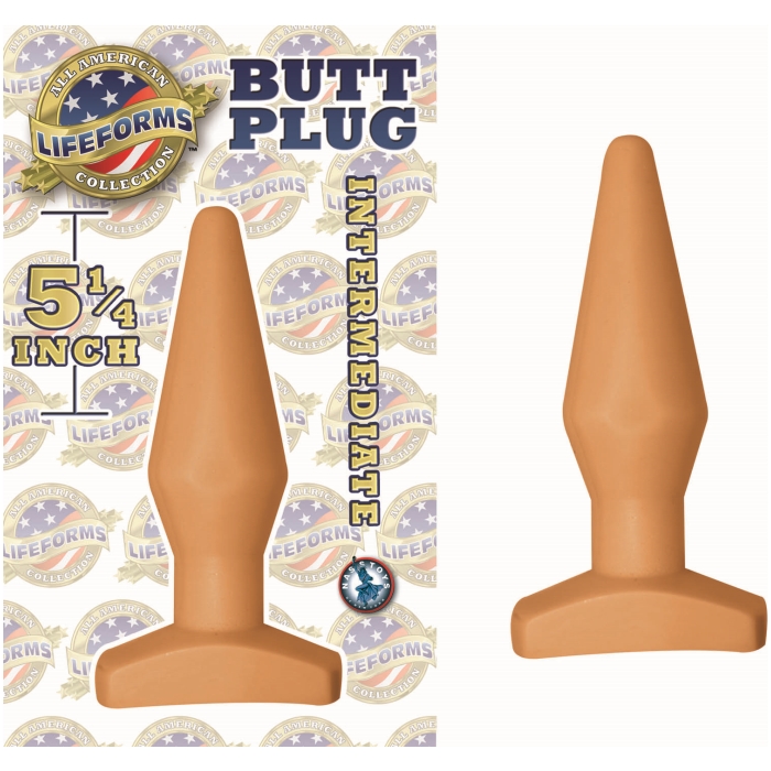 LIFEFORMS BUTT PLUG INTERMEDIATE-WHITE LIFEFORMS BUTT PLUG INTERMEDIATE-WHITE