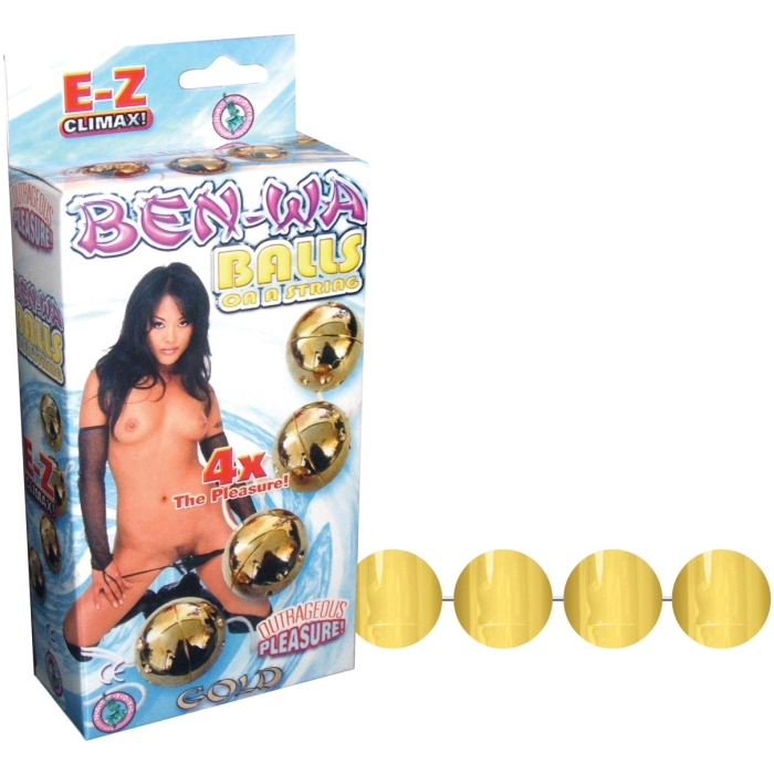 BEN WA BALLS ON A STRING-GOLD BEN WA BALLS ON A STRING-GOLD