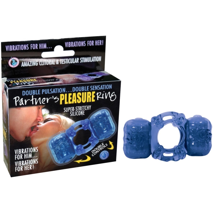 PARTNER'S PLEASURE RING-BLUE PARTNER'S PLEASURE RING-BLUE