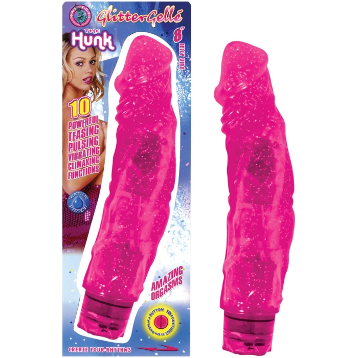 GLITTER GELLE 10 FUNCTION-HUNK: PINK GLITTER GELLE 10 FUNCTION-HUNK: PINK
