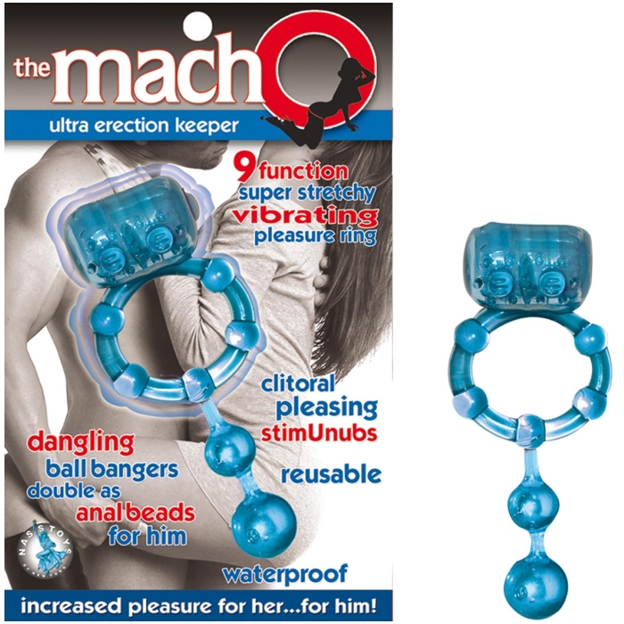 THE MACHO ULTRA ERECTION KEEPER-BLUE THE MACHO ULTRA ERECTION KEEPER-BLUE