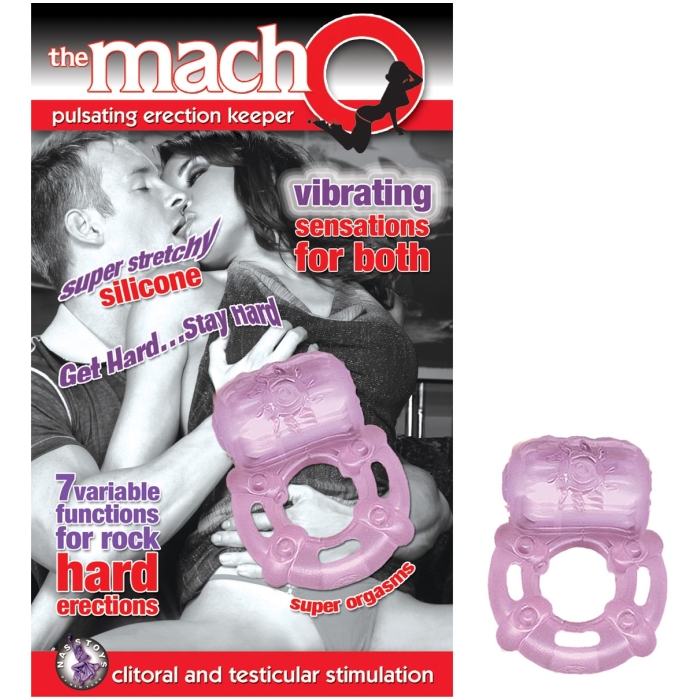 THE MACHO PULSATING ERECTION KEEPER-PURPLE THE MACHO PULSATING ERECTION KEEPER-PURPLE