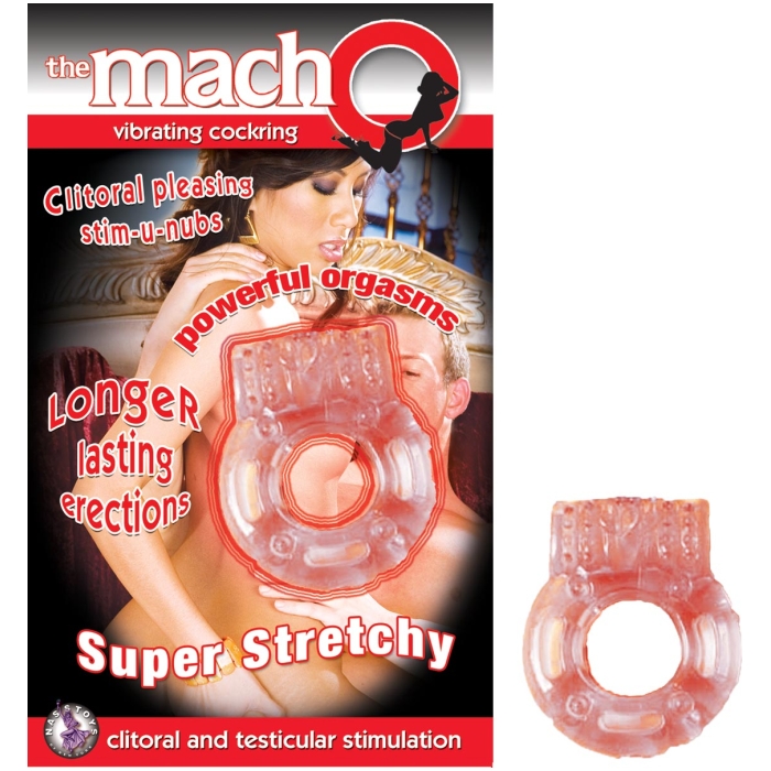 THE MACHO VIBRATING COCKRING-FLESH THE MACHO VIBRATING COCKRING-FLESH