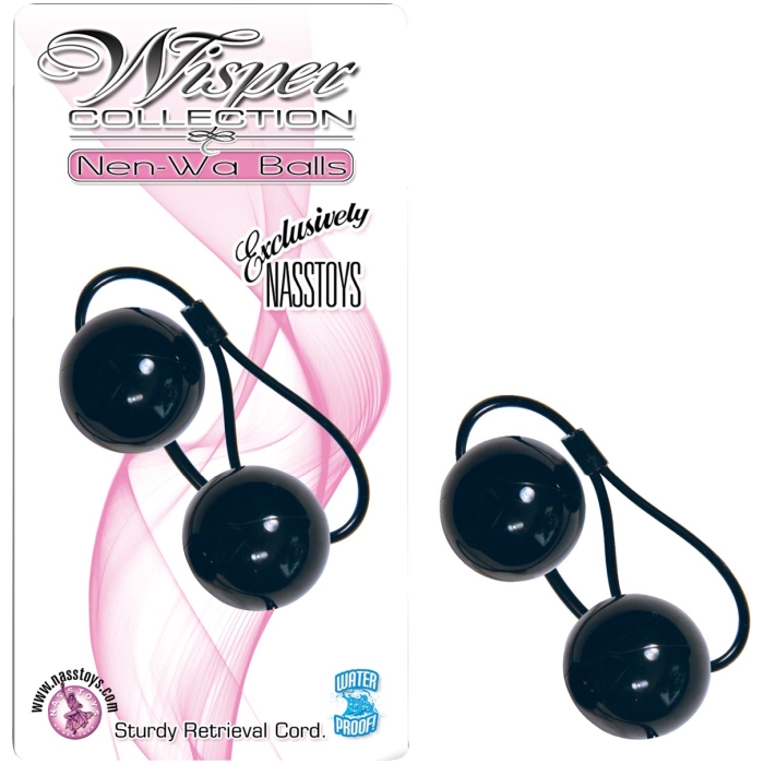 WISPER COLLECTION NEN-WA BALLS-BLACK WISPER COLLECTION NEN-WA BALLS-BLACK