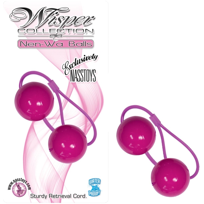 WISPER COLLECTION NEN-WA BALLS-PURPLE WISPER COLLECTION NEN-WA BALLS-PURPLE