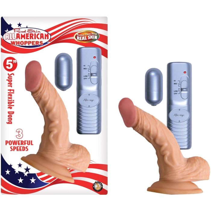 ALL AMERICAN WHOPPERS 5VIBES DONG W/BALL/BULLET-FLESH ALL AMERICAN WHOPPERS 5VIBES DONG W/BALL/BULLET-FLESH