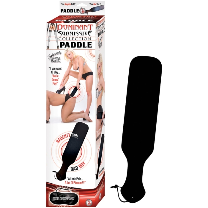 DOMINANT SUBMISSIVE COLLECTION PADDLE - BLACK DOMINANT SUBMISSIVE COLLECTION PADDLE - BLACK