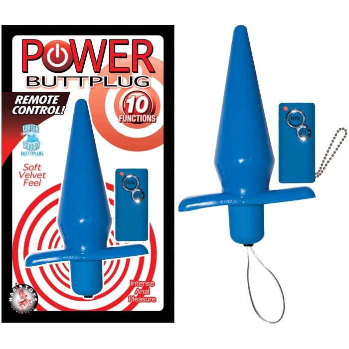 POWER BUTTPLUG REMOTE CONTROL-BLUE POWER BUTTPLUG REMOTE CONTROL-BLUE
