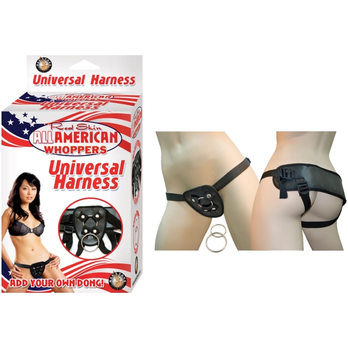 ALL AMERICAN WHOPPERS UNIVERSAL HARNESS - BLACK ALL AMERICAN WHOPPERS UNIVERSAL HARNESS - BLACK
