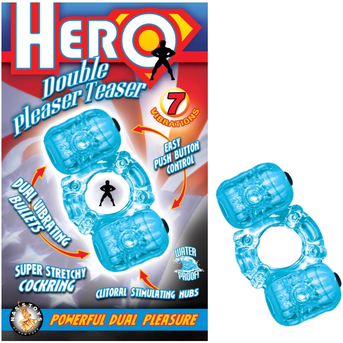 HERO DOUBLE PLEASER TEASER - BLUE HERO DOUBLE PLEASER TEASER - BLUE