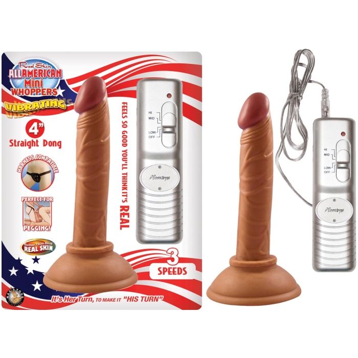 LATIN AMERICAN MINI WHOPPERS VIBRATING 4IN STRAIGHT DONG - LATIN LATIN AMERICAN MINI WHOPPERS VIBRATING 4IN STRAIGHT DONG - LATIN
