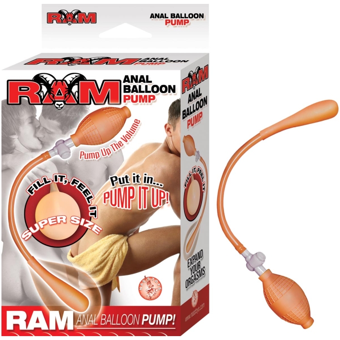 RAM ANAL BALLOON PUMP - FLESH RAM ANAL BALLOON PUMP - FLESH