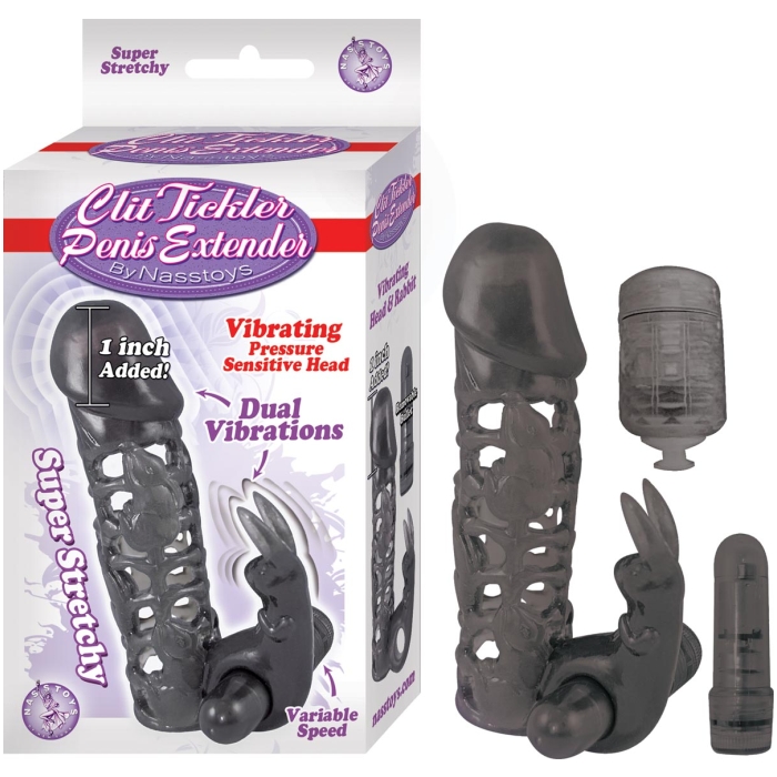 CLIT TICKLER PENIS EXTENDER BY NASSTOYS - BLACK CLIT TICKLER PENIS EXTENDER BY NASSTOYS - BLACK