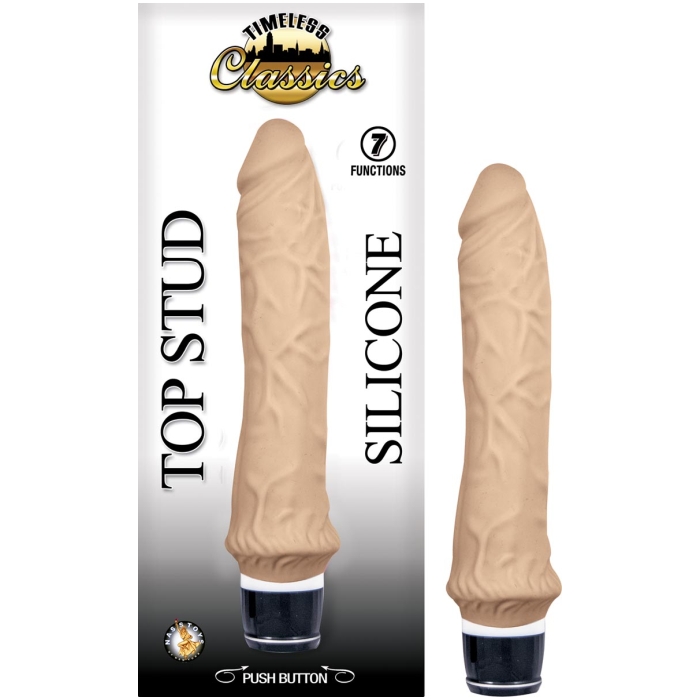 TOP STUD SILICONE VIBE 9.5 FLESH TOP STUD SILICONE VIBE 9.5 FLESH