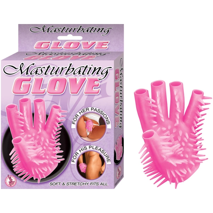 MASTURBATING GLOVE - PINK MASTURBATING GLOVE - PINK