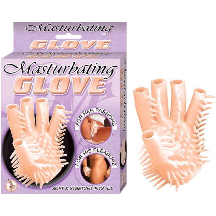 MASTURBATING GLOVE - FLESH MASTURBATING GLOVE - FLESH