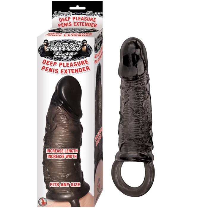 MACK TUFF - DEEP PLEASURE PENIS EXTENDER - BLACK MACK TUFF - DEEP PLEASURE PENIS EXTENDER - BLACK