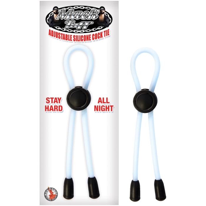 MACK TUFF ADJUSTABLE SILICONE COCK TIE-CLEAR MACK TUFF ADJUSTABLE SILICONE COCK TIE-CLEAR