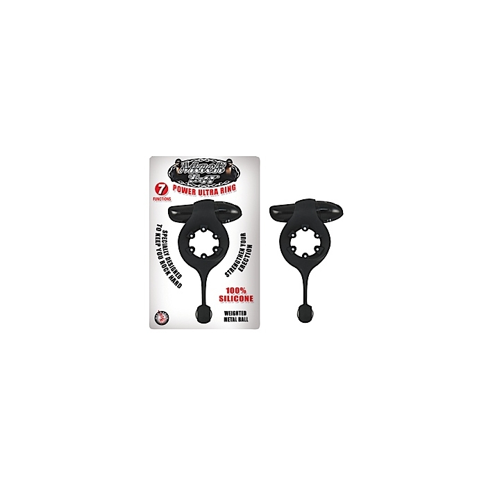 MACK TUFF-POWER ULTRA RING 7 FUNCTIONS SILICONE - BLAC MACK TUFF-POWER ULTRA RING 7 FUNCTIONS SILICONE - BLAC