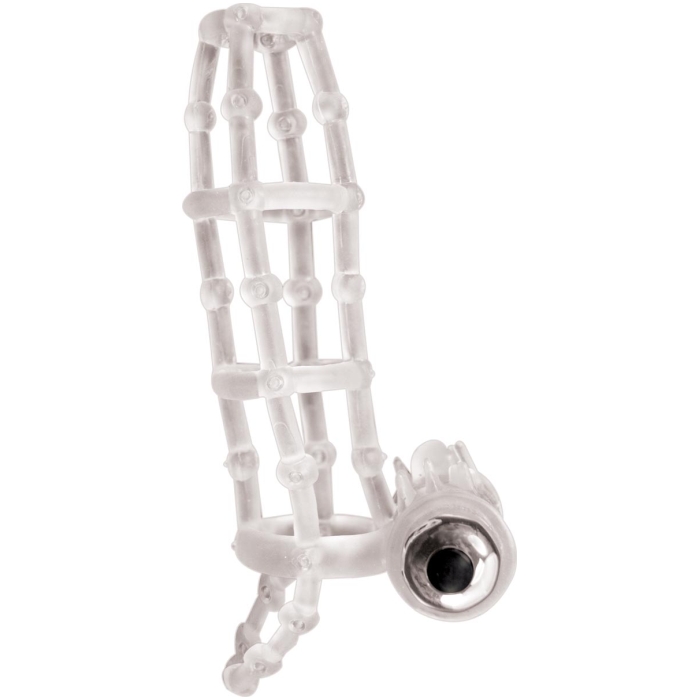 THE MACHO VIBRATING COCKCAGE - CLEAR