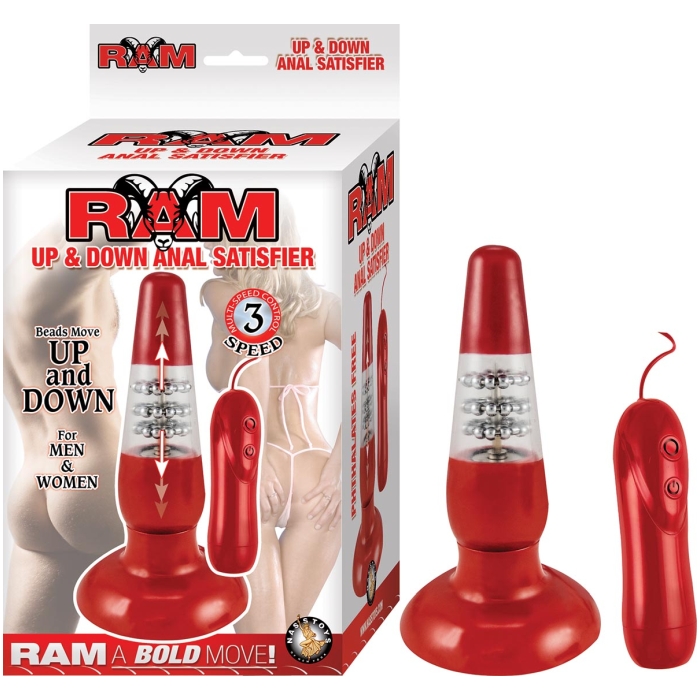 RAM UP & DOWN ANAL SATISFIER-RED RAM UP & DOWN ANAL SATISFIER-RED