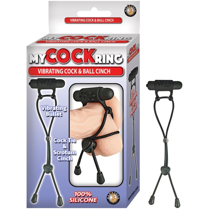 MY COCK RING VIBRATING COCK & BALL CINCH-BLACK MY COCK RING VIBRATING COCK & BALL CINCH-BLACK