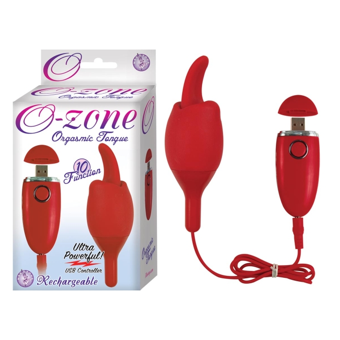 OZONE ORGASMIC TONGUE-RED OZONE ORGASMIC TONGUE-RED